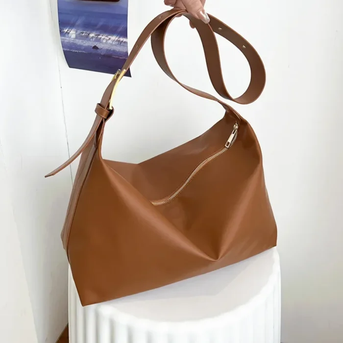 Vintage Pillow Design PU Leather Boston Handbag For Women Casual Large Capacity Shoulder Crossbody Bags Fashion Shopper Totes – Bild 7