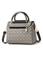 Fashionable geometric printed decorative handbag, elegant and versatile shoulder bag, large capacity crossbody bag – Bild 2