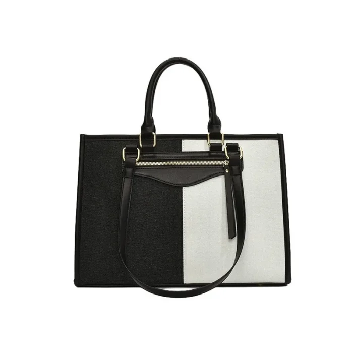 Fashion Casual Ladies Splice Denim Handbag Large Capacity Tote Bag for Women Luxury Designer Shoulder Bag Ladies Messenger Bags – Bild 9