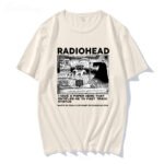 Radiohead T Shirt Men Vintage Classic Tees North America Tour Rock Boy Camisetas Hombre Hip Hop Unisex 100%Cotton Oversized Tops - Image 22
