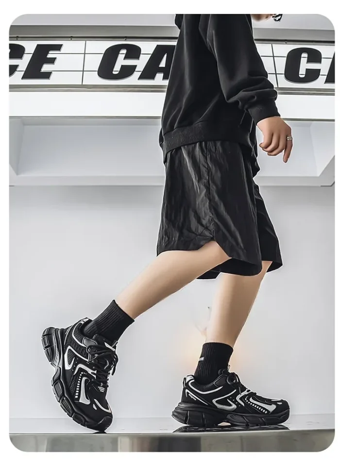 Comfortable Men's Casual Running Shoes Summer New Style Dad Shoes Breathable Hollow out Design Sporty Trendy All Season Shoes - Image 19