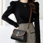 Solid Color High Quality Leather Small Shoulder Bagsfor Women 2024 New Messenger Bags with StrapDesigner Crossbody Bag Sac AMain – Bild 25