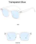 Square Vintage Sunglasses Woman Brand Designer Retro Sun Glasses Female Fashion Rivet Red Blue Mirror Style Oculos De Sol – Bild 14