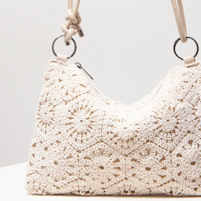 Pattern Hollow Knitting Shoulder Tote Bags for Ladies, Boho Beach Bags for Women, Holiday Outfits, Steaw Purse (Random Pattern) – Bild 30