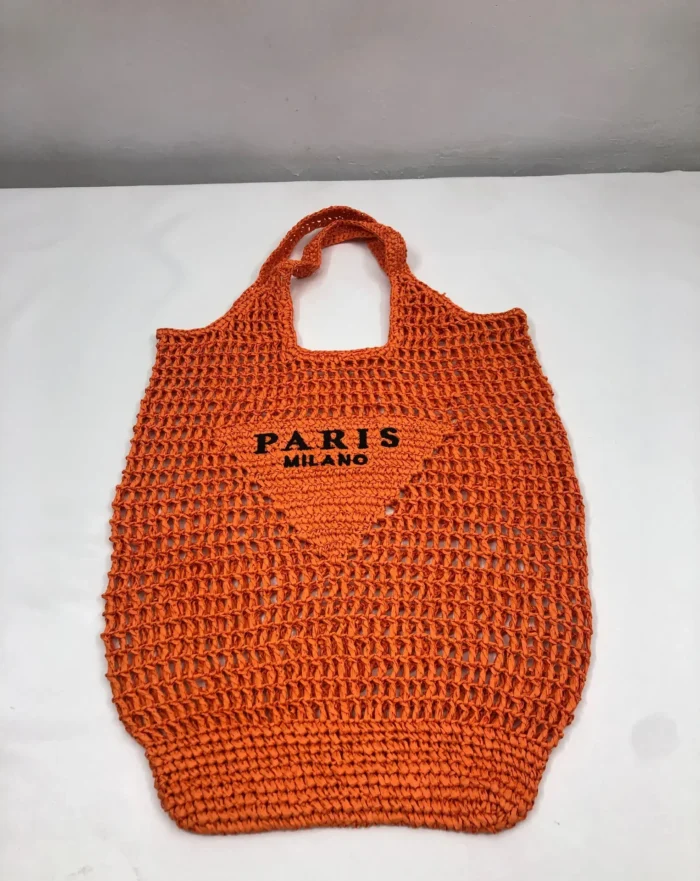 Luxury Design Women Plaited Raffia Straw Bag Large Capacity Casual Tote Handbag Hollow Summer Beach Vacation Shoulder Bag – Bild 7
