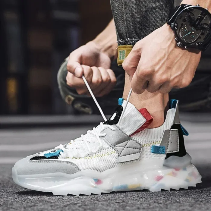 Shoes Men Sneakers Male Casual Mens Shoe Tenis Luxury Sneakers Trainer Race Breathable Fashion Loafers Running Shoes for Men New – Bild 3