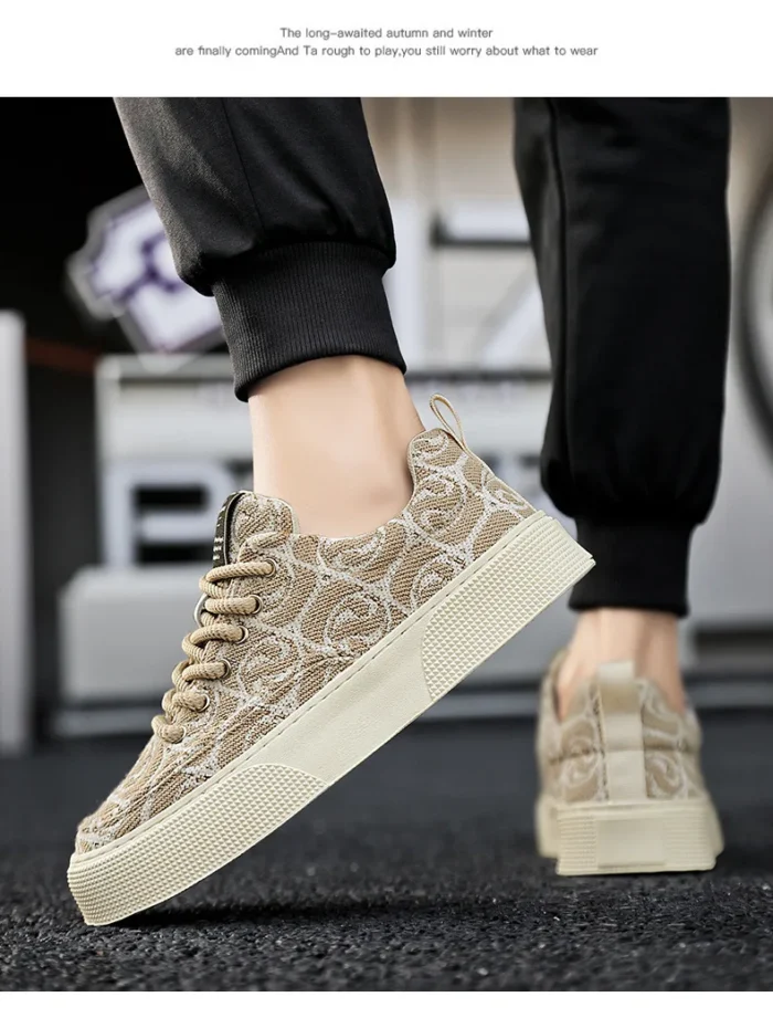 Designer Men Shoes New Prints Male Sneakers Canvas Shoes for Men Trendy Street Skateboard Shoes Spring Autumn Lace Male Footwear - Image 22
