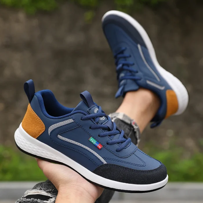 Fashionable White Sports Shoes 2025 Men's Lace Up Casual Shoes Spring and Summer Street Fashion Comfortable Daily Walking Shoes – Bild 18