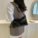 Vintage PU Leather Boston Women Small Handbag and Purse Fashion Designer Crossbody Bag Female Casual Travel Pillow Shoulder Bag – Bild 20