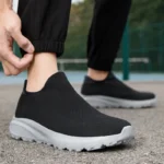 Outdoor Anti Slip Walking Men Shoes Summer Casual Sports Shoes Fashionable and Breathable Tennis Shoes Wide Foot Socks  Sneakers – Bild 4