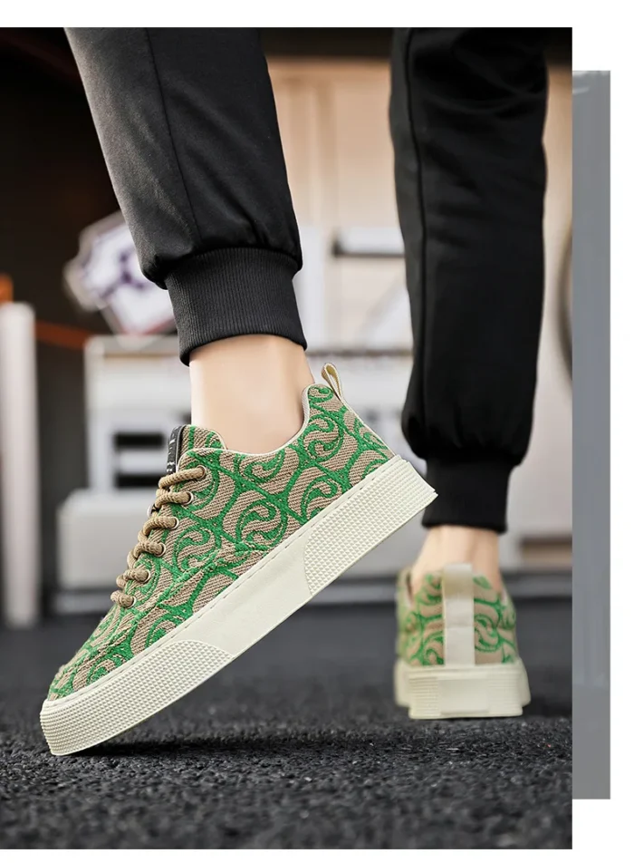 Designer Men Shoes New Prints Male Sneakers Canvas Shoes for Men Trendy Street Skateboard Shoes Spring Autumn Lace Male Footwear - Image 28