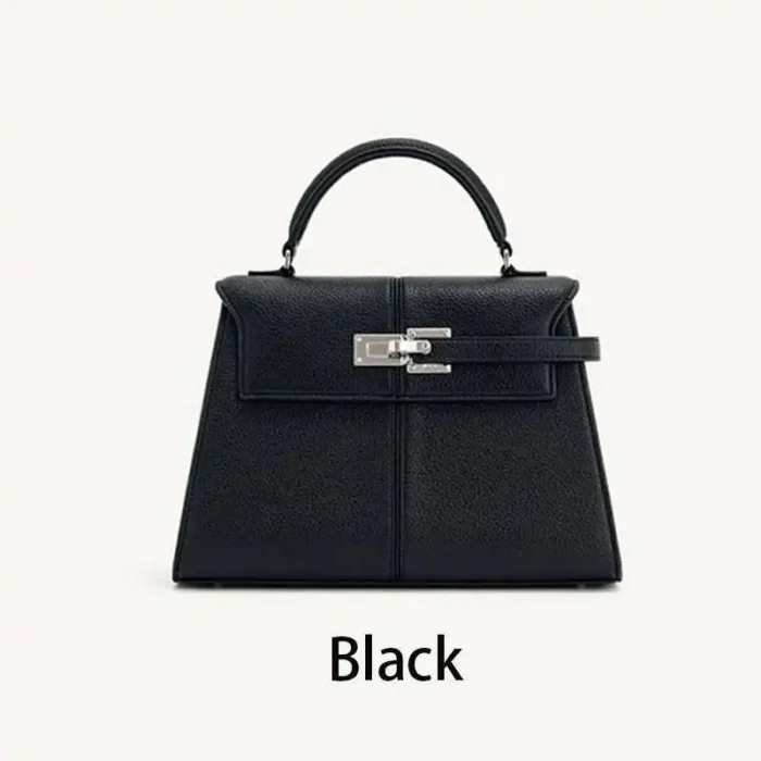 2025 Trapezoidal Leather Women's Bag Versatile Fashion Niche Handbag Top-handle Bags на сумки плечо кожаная sac de luxe femme – Bild 8