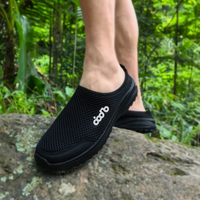 Oiaano  36-47 Man Black Sandals Slip On Casual Sneaker Women Slippers Summer Open Back Breathable Outdoor Walking Fishing Shoes – Bild 6