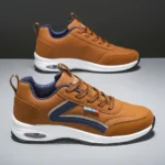 Walking Shoes Men Leather Trendy Outdoor Casual Surface Sneakers Lace-up 2025 New Luxury Design Tennis Shoes for Man – Bild 19