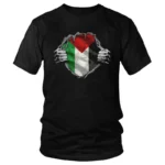 Hot Sale T Shirt for Men Clothing Y2k Streetwear Vintage Funny Gifts Man Clothes Men's T-shirts Palestine Women's T-shirt Tops – Bild 2
