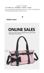 Women Luxury Designer Handbag Pillow Bow Decoration Underarm Bags Purses 2024 New Fashion Large Capacity Shoulder Crossbody – Bild 12