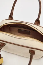 MINI TOPSTITCHED BAG, Wide Strap Women's Vintage Crossbody Bag, Ladies Luxury Design Handbags, Solid Color Small Shoulder Bag – Bild 16