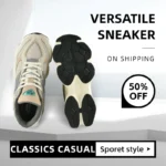 9060 Women Classics Retro Casual Sneakers MD sole Soft Cushioning Unisex Sports Shoes Men Walking shoes Lowtop Outdoor Versatile – Bild 8