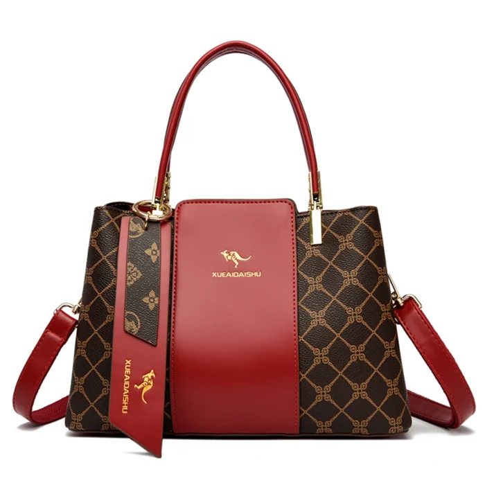Luxury Handbag Fashion Print Large Capacity Soft Leather Women Shoulder Crossbody Bag Leisure Designer Ladies Purses and Handbag – Bild 16