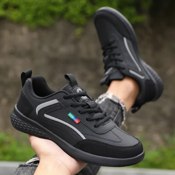 Fashionable White Sports Shoes 2025 Men's Lace Up Casual Shoes Spring and Summer Street Fashion Comfortable Daily Walking Shoes – Bild 15