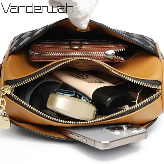 Luxury Women's Handbag Designer Women's High Quality Soft Square Bag Fashion Trend  Crossbody Bags for Women 2024 Shoulder Bag – Bild 5