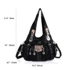 Angelkiss Bag Women Fashion Handbags Women Shoulder Bags PU Leather Handbag Female Satchel Big Shoulder Purse Bag bolsa feminina – Bild 9
