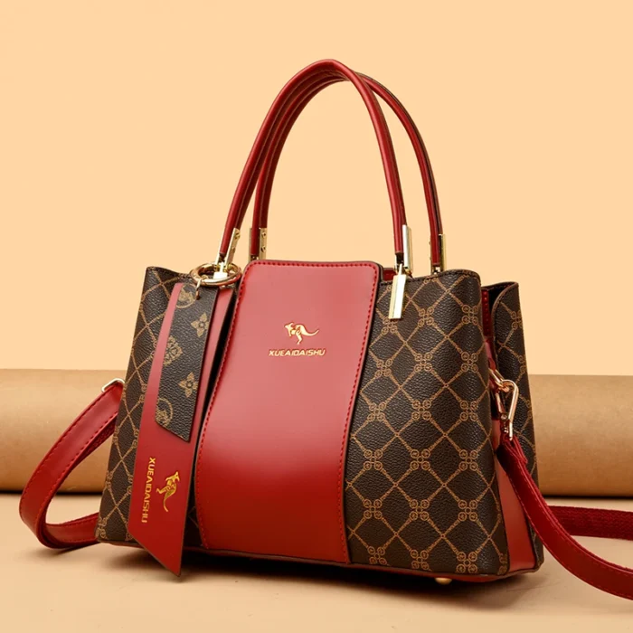 Luxury Handbag Fashion Print Large Capacity Soft Leather Women Shoulder Crossbody Bag Leisure Designer Ladies Purses and Handbag – Bild 21