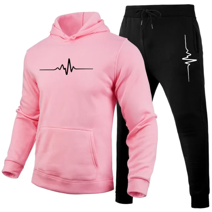 Jogging Fashion Hot Sale Men's Tracksuit Outdoors Men Daily Comfortable Hooded Sportswear and Sweatpants Man Sports Suits Simple - Image 16