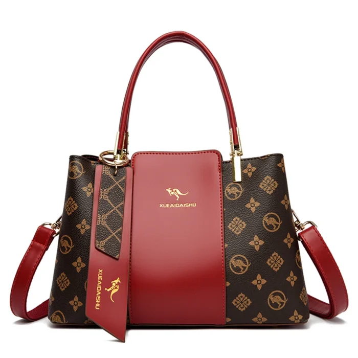 Luxury Handbag Fashion Print Large Capacity Soft Leather Women Shoulder Crossbody Bag Leisure Designer Ladies Purses and Handbag – Bild 17