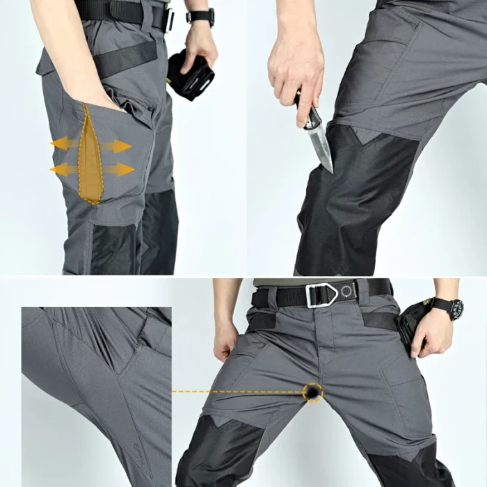 Camouflage Men Pants Tactical Cargo Pants Splash-Proof Men's Trousers Anti-Tear Multi-Pockets Outdoor Hiking Working Pant New – Bild 5