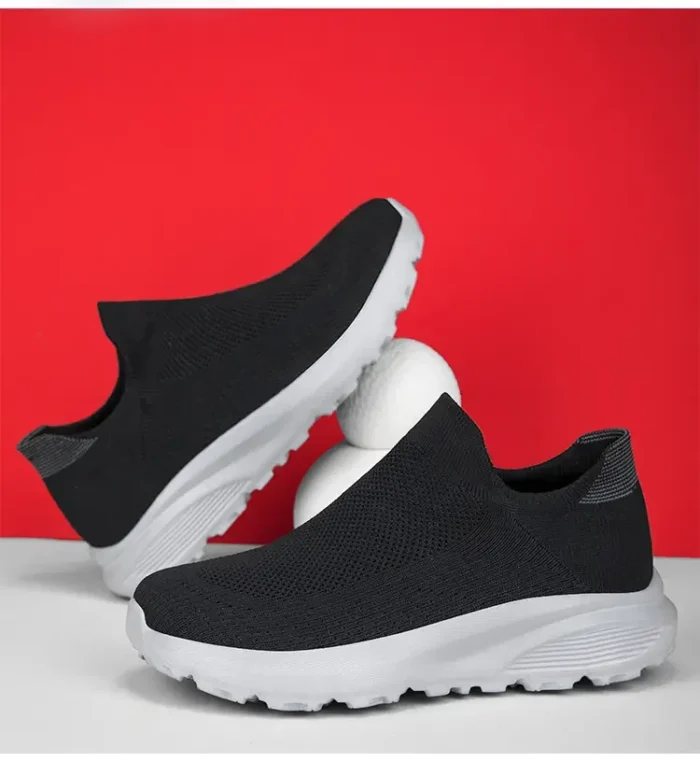 Outdoor Anti Slip Walking Men Shoes Summer Casual Sports Shoes Fashionable and Breathable Tennis Shoes Wide Foot Socks  Sneakers – Bild 20