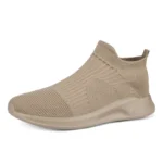 Slip-On Mens Shoes Stretch Fabric New Light Comfortable Walking Casual Shoes for Men Breathable Unisex Men Women Loafers Black – Bild 7