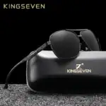 Hochwertige Sonnenbrille von Kingseven, perfekt für stilbewusste Männer und Frauen, ideal für den Sonnenschutz und modisches Accessoire.