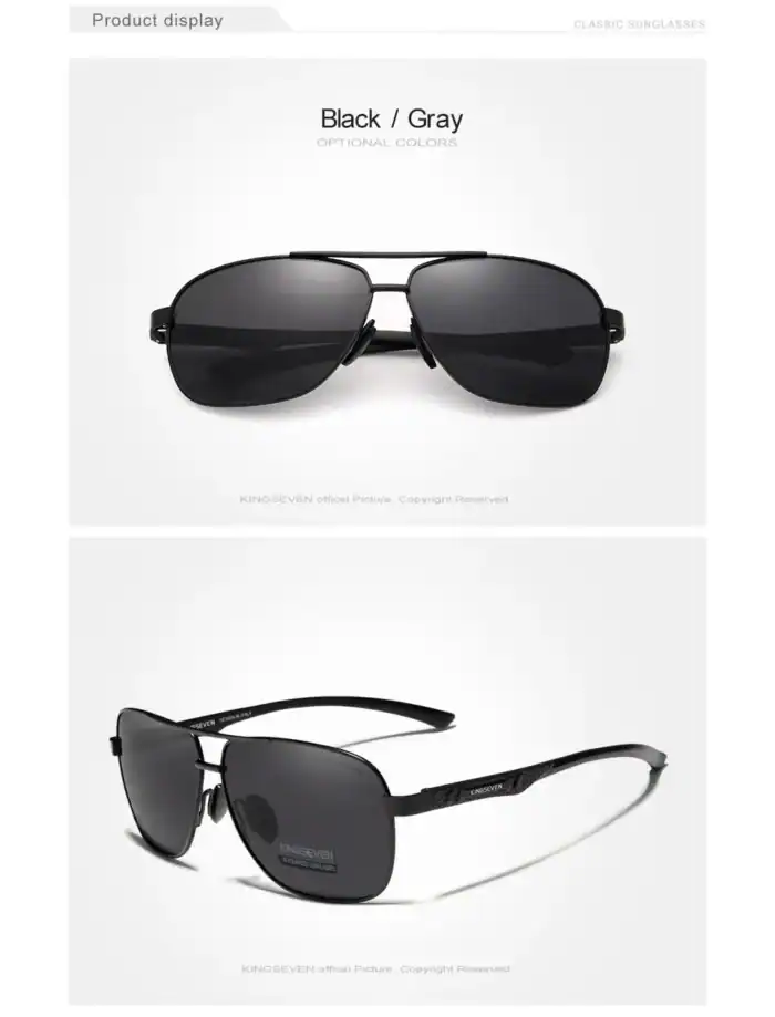 Sonnenbrille in Schwarz/Anthrazit mit hochwertigem UV-Schutz, ideal für stilbewusstes, trendiges Auftreten.