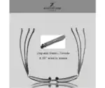 Verbesserter elastischer Bügelstoß für Kingsseven Designer-Sonnenbrillen, flexible Elastikspacer für optimalen Komfort, hochwertige Modesonnenbrille mit modernem Stil.