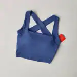 Bequemer blauer Sport-BH aus atmungsaktivem Material für Damen, erhältlich bei OutletLite.