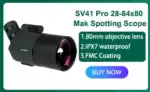 SV41 Pro 28-84x80 Mak Spotting Scope, 1.80mm Objektiv, wasserdicht IPX7, FMC-Beschichtung, hochwertiges Fernglas für Naturbeobachtungen und Vogelbeobachtung.