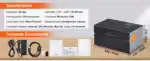 Vollfarbiger Etikettendrucker mit kabelloser Verbindung und kompletten Zubehörsätzen für Smartphones und Laptops, ideal für professionelle Etikettierung.