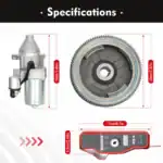 Ersatzteile für Autozubehör, wie Getriebe-, Anlasser- und Sicherheitszubehör, mit hoher Qualität und günstigen Preisen bei OutletLite.