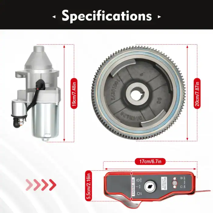 Ersatzteile für Autozubehör, wie Getriebe-, Anlasser- und Sicherheitszubehör, mit hoher Qualität und günstigen Preisen bei OutletLite.