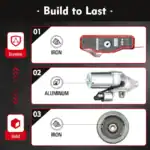 Hochwertiger Motoren Brennstoffzellen-Satz für langlebige Leistung, aus langlebigem Aluminium gefertigt, mit robusten Eisenkomponenten für zuverlässigen Einsatz – ideal für Profi-Werkzeuge.