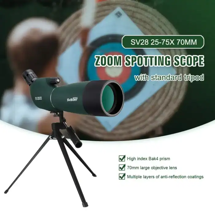Großer Fernglas-Teleskop mit 70mm Objektiv, perfekt für Zielaufnahmen und Naturbeobachtungen, inklusive Stativ, ideal für Hobbyastronomen und Outdoor-Enthusiasten.