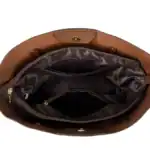 Geräumige Handtasche mit mehreren Innenfächern, ideal für stilvolles und funktionales Tragen. Perfekt für den Alltag, Reisen oder Bürogebrauch, bietet viel Stauraum und Organisation.