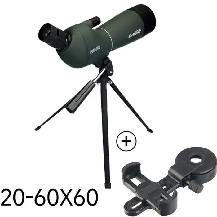 Fernrohr mit 20-60x60 Vergrößerung auf Stativ, ideales Zubehör für Astronomie und Naturbeobachtungen, hochwertige Optik, stabiler Stand, perfektes Teleskop für Einsteiger und Hobbyastronomen.