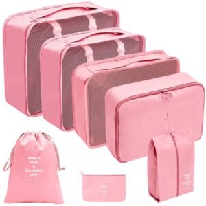 7-teiliges Packwürfel-Set für den Koffer