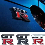 GTR Emblem Aufkleber als metallisches Auto Badge