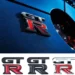 GTR Emblem Aufkleber als metallisches Auto Badge