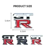 GTR Emblem Aufkleber als metallisches Auto Badge – Bild 6
