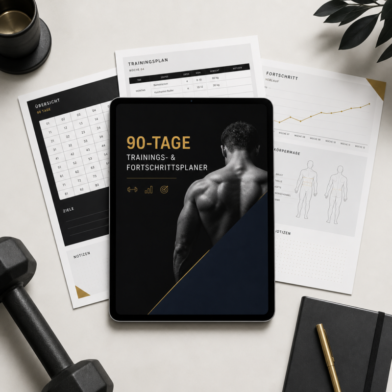 90-Tage Trainings- & Fortschrittsplaner