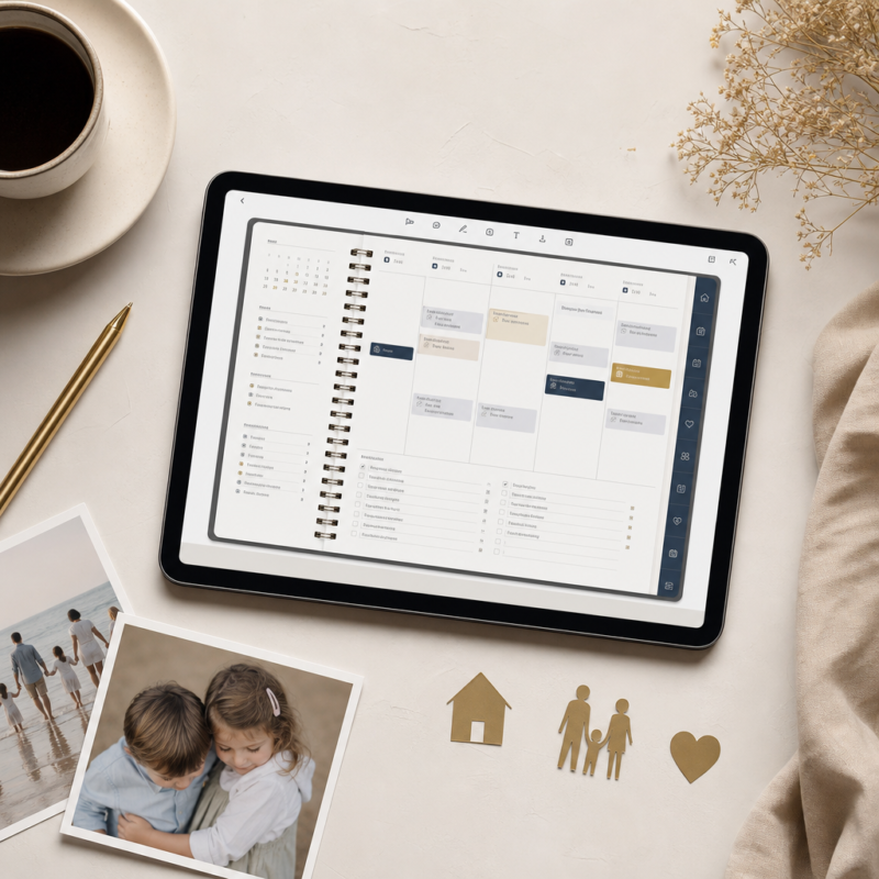 Familienorganizer für den gemeinsamen Alltag